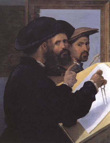 Giovanni Battista Paggi Self-Portrait with an Architect Friend Germany oil painting art